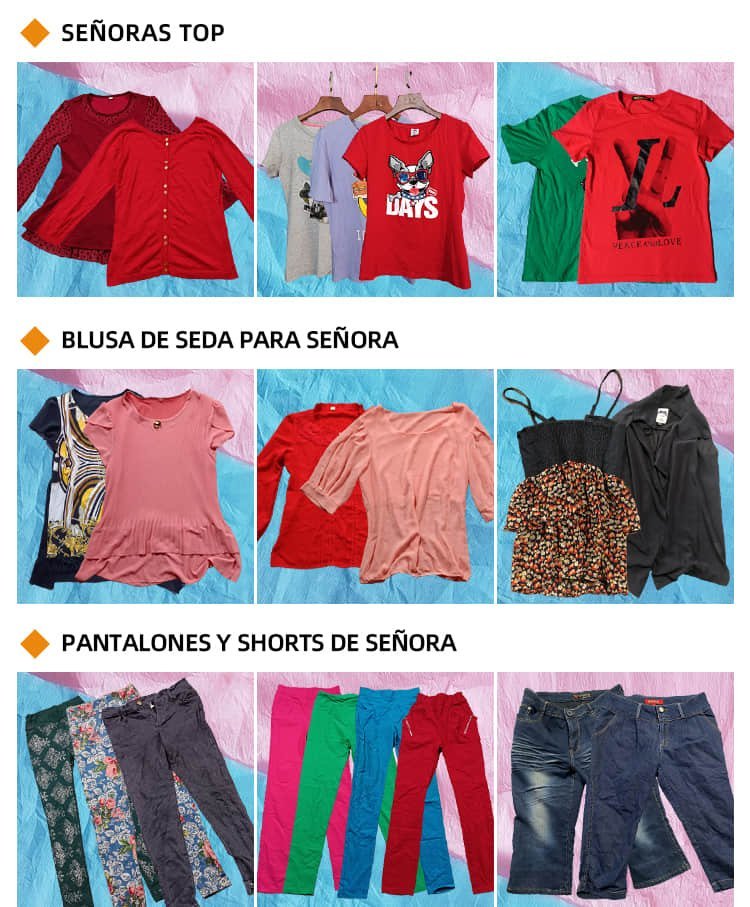 ropa de señora usada